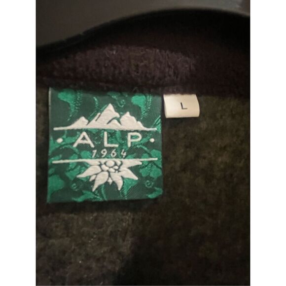 ALP 1964 Men’s Made In Italy High Quality Handmade Brown Vest Sz L Cotton Wool - Picture 4 of 7